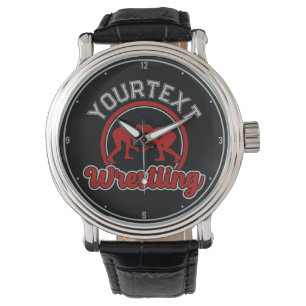 Wrestling ADD NAME Grapple Champion Team Player Armbanduhr