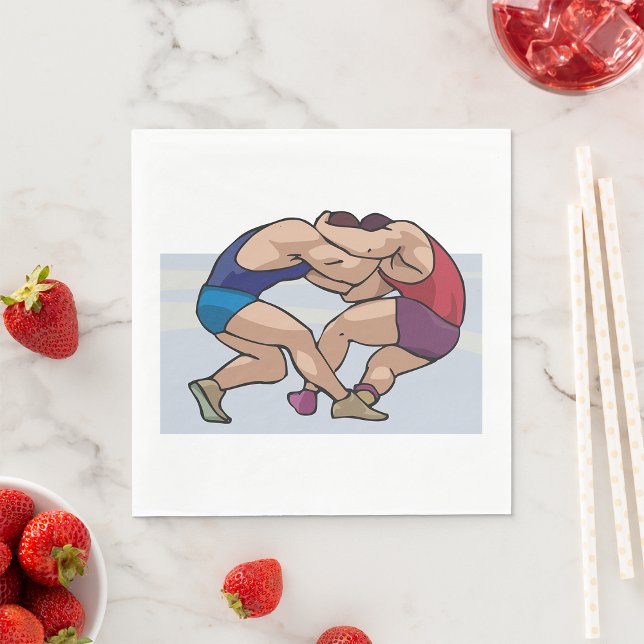 Wrestling Bout Serviette (Von Creator hochgeladen)