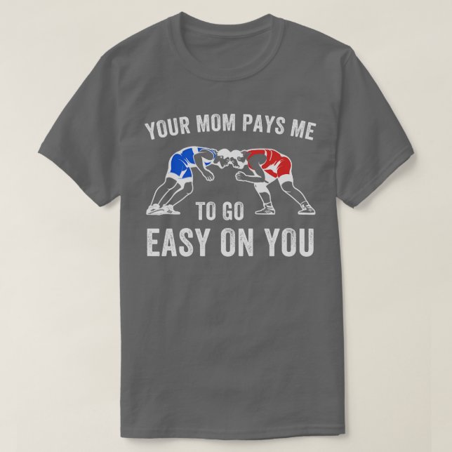 Wrestling Boy Funny Wrestler Amateur-Wrestling T-Shirt (Design vorne)