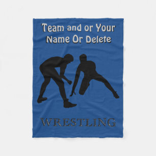 Wrestling-Decke Ihr TEAM, Farben die NAMEN des Fleecedecke