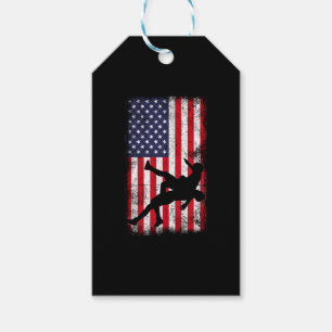 Wrestling der US-amerikanischen Flagge Wrestling W Geschenkanhänger