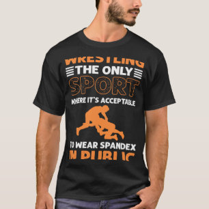 Wrestling, die Spandex im öffentlichen Wrestler tr T-Shirt