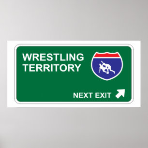 Wrestling-folgender Ausgang Poster