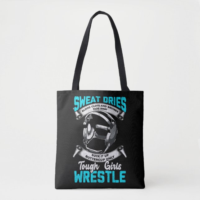 Wrestling Girl Geschenk Bruises Sport Frau Tasche (Vorderseite)