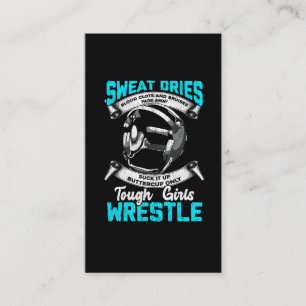 Wrestling Girl Geschenk Bruises Sport Frau Visitenkarte