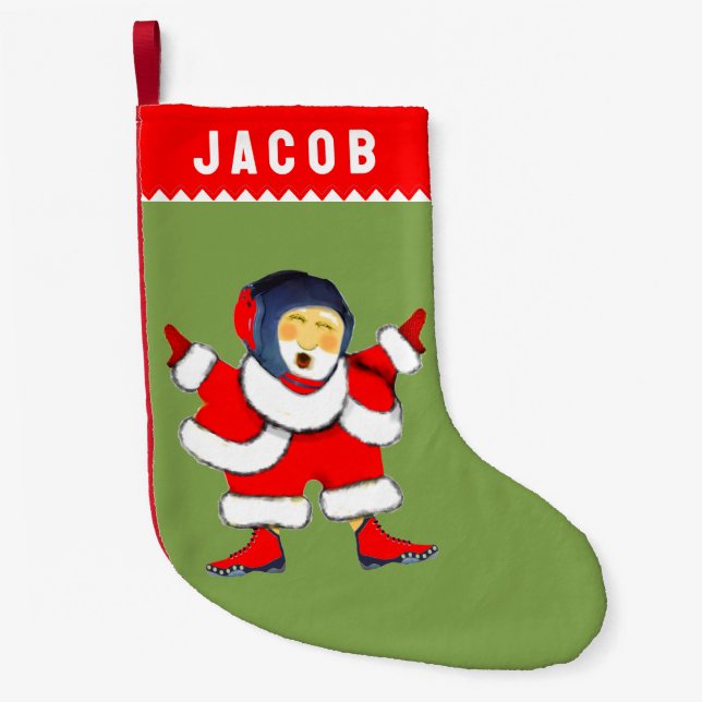 Wrestling Holiday Kleiner Weihnachtsstrumpf (Vorderseite)