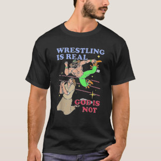 Wrestling ist wahrer Gott ist nicht unisex Erwachs T-Shirt
