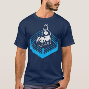 Wrestling-Kampf Panda Bärenstuhl T-Shirt
