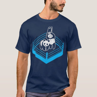 Wrestling-Kampf Panda Bärenstuhl T-Shirt