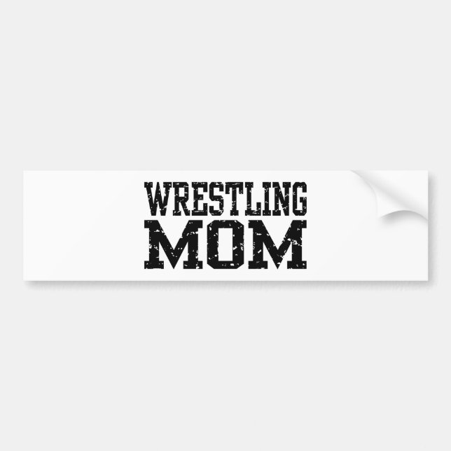 Wrestling Mama Autoaufkleber (Vorne)