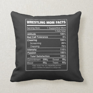 Wrestling-Mama-Fakten Kissen