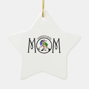 WRESTLING-MAMA KERAMIKORNAMENT