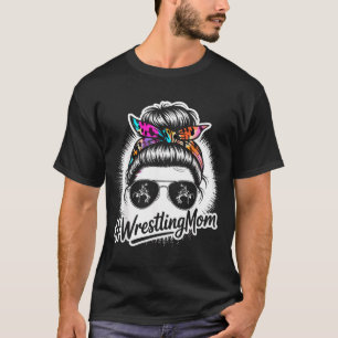 Wrestling-Mama Wrestlerin Mutter Martial-Arts-Witz T-Shirt