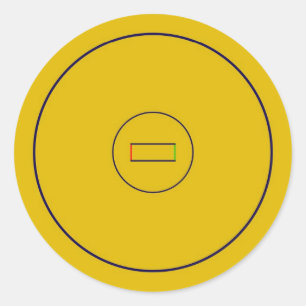 Wrestling Mat Runder Aufkleber