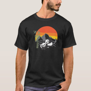 Wrestling Pandas Zoo Tierbär für Männer Frauen T-Shirt