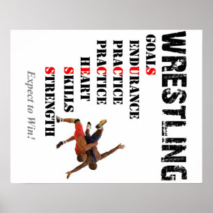 Wrestling-Plakat Poster