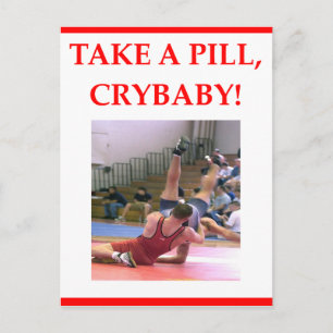 Wrestling Postkarte