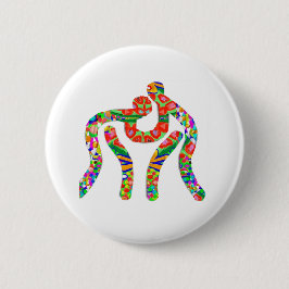 Wrestling-Ringkämpfer-Meister Button