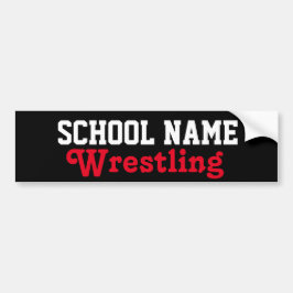 Wrestling - Schaffen Sie Ihren Schulgeist Autoaufkleber