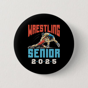 Wrestling Senior Class of 2025 Abschluss Button