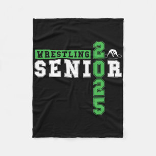 Wrestling Senior Night Wrestling Senior 2025 Gradu Fleecedecke