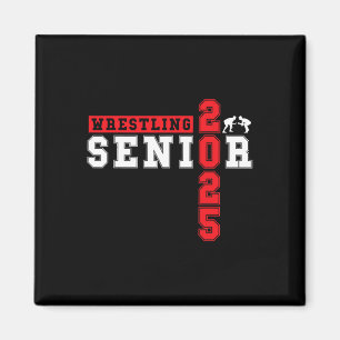 Wrestling Senior Night Wrestling Senior 2025 Gradu Magnet