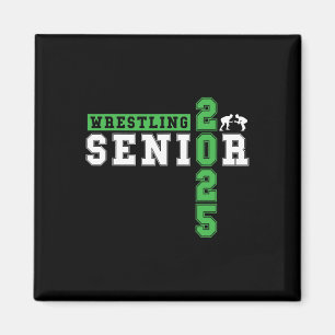 Wrestling Senior Night Wrestling Senior 2025 Gradu Magnet