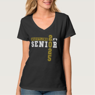 Wrestling Senior Night Wrestling Senior 2025 Gradu T-Shirt