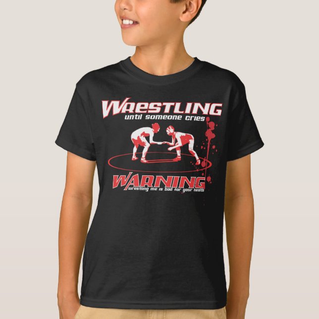 Wrestling-Shirt mit Blut-Spritzer für T-Shirt (Vorderseite)