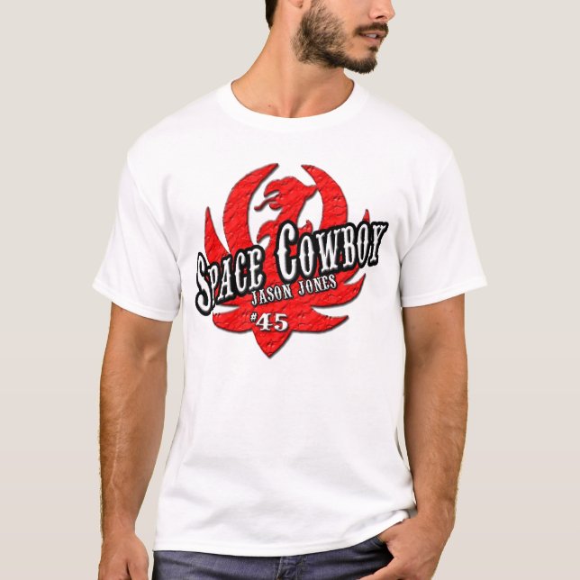 Wrestling-T - Shirt Raum-Cowboy-Jasons Jones (Vorderseite)