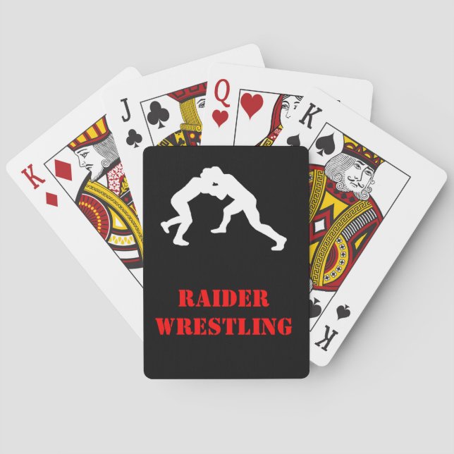 Wrestling-Team-Kartendeckkarte Spielkarten (Rückseite)
