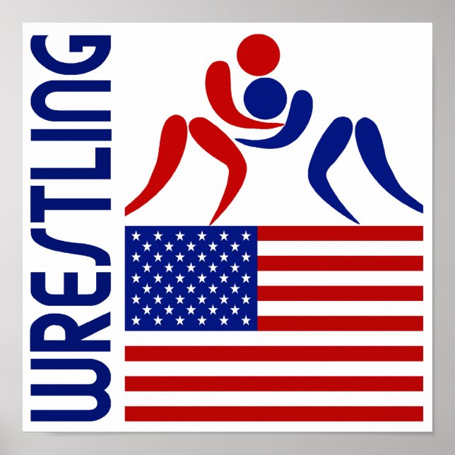 Wrestling United Staaten Poster (Vorne)