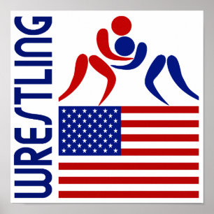 Wrestling Vereinigte Staaten Poster