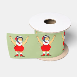 Wrestling Weihnachten Satinband