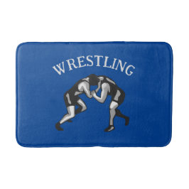 Wrestling Wrestler Design Badematte