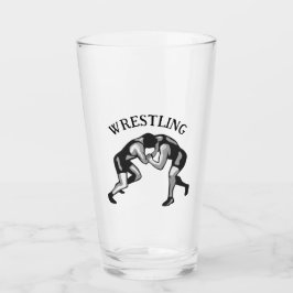 Wrestling Wrestler Design Glas