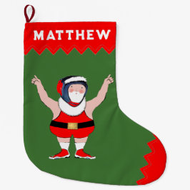 Wrestling Wrestler Holiday Gift Großer Weihnachtsstrumpf