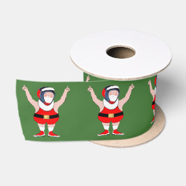Wrestling Wrestler Weihnachtsfeiertag Satinband