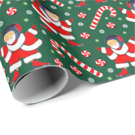 Wrestling Wrestler Weihnachtsgeschenk Geschenkpapier