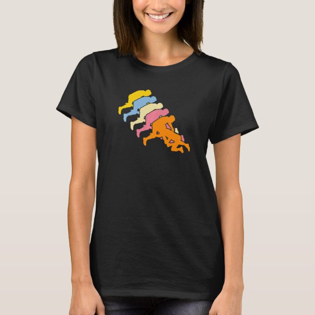 Wrestling Wrestling Sport T-Shirt (Vorderseite)