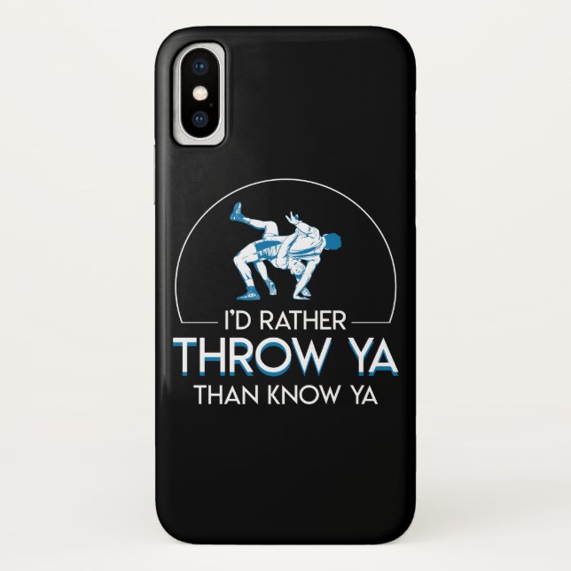 Wrestlingeher Throw Ya als kennen Ya Case-Mate iPhone Hülle (Rückseite)