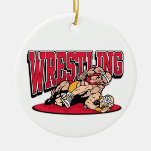 WrestlingTakedown Keramikornament