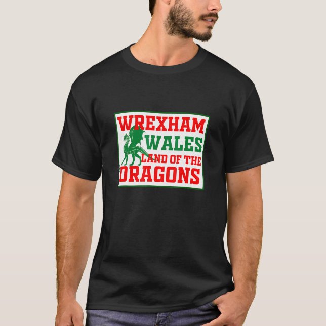 Wrexham Wales Welsh T-Shirt (Vorderseite)