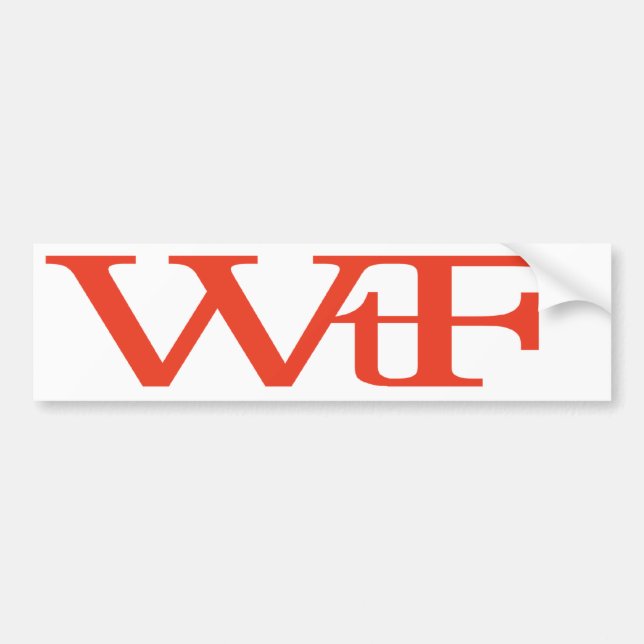 WrF Autoaufkleber (Vorne)