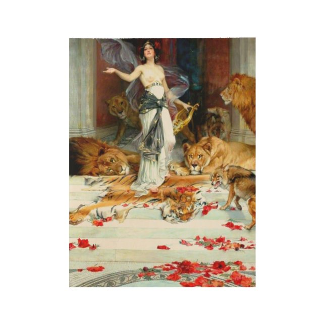 Wright Barker Circe Nyph Goddess of Magic Hexe en Holzposter (Vorderseite)