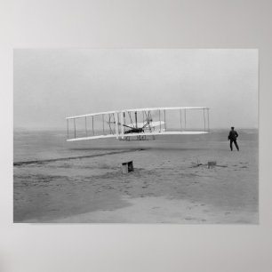 Wright Brothers First Flight Poster
