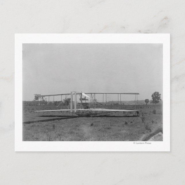 Wright Brothers Flugzeug Nah-up View Postkarte (Vorderseite)