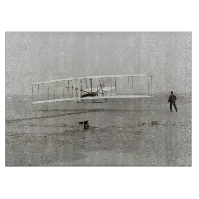Wright Brothers Flyer First Flugzeug Flight Aviati Schneidebrett (Vorderseite)