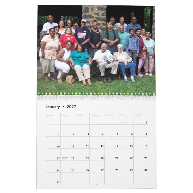 Wright-Familie 004 Kalender (Jan 2027)