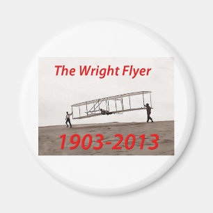 Wright-Flyer-Jahrestag (1903-2013) Magnet